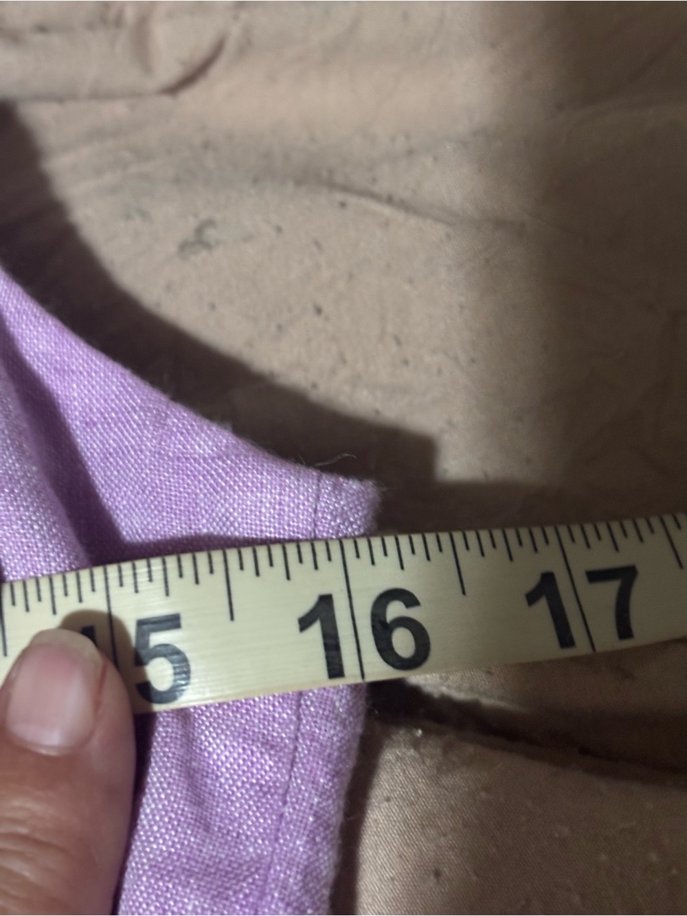 Talbots Petite 100% Linen Lilac Wrap-Style Midi Dress 2P - Picture 12 of 13